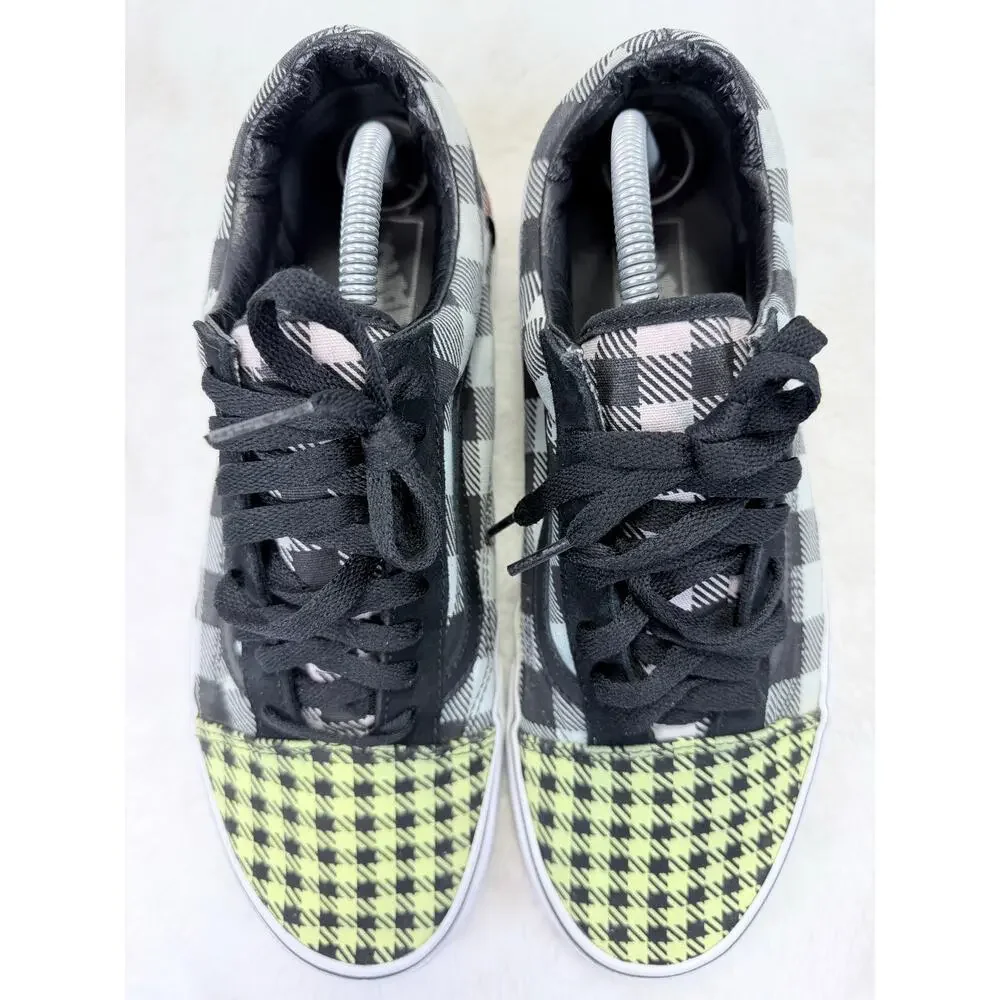 Vans Old Skool Plaid Houndstooth Buffalo Check Mens Size 10 Sneakers
